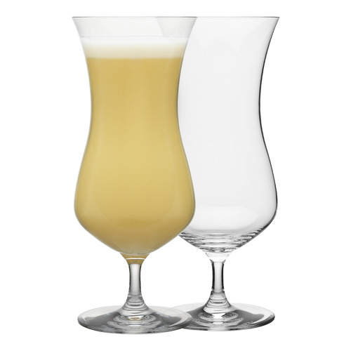 Classic 495ml Hurricane Glasses Temple & ster