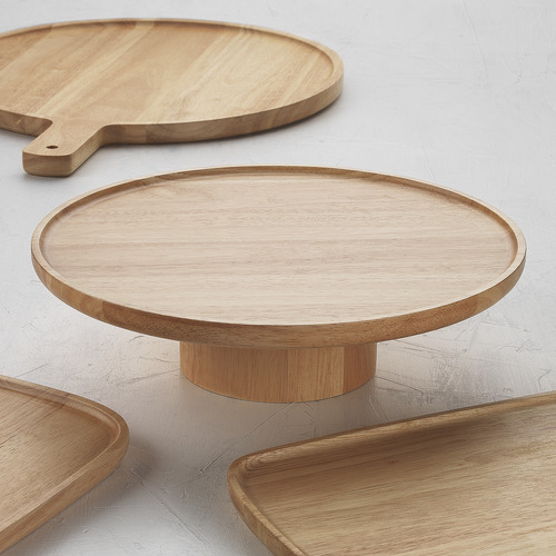 Ecology Alto Rubberwood Cake Stand | Temple & Webster