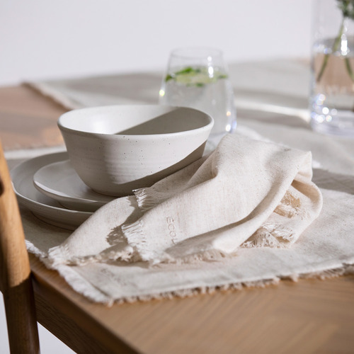 Flax Fray Cotton Napkins