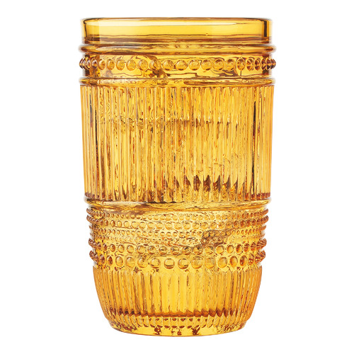 Amber Groove 330ml Highball Glasses Temple & ster