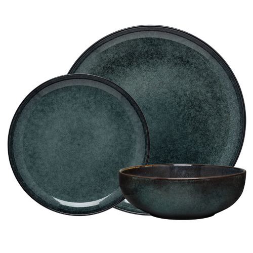 12 Piece Raven Element Dinner Set