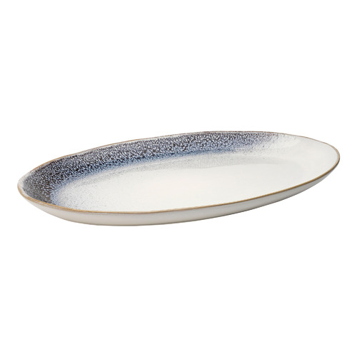 Ecology Deep Blue Atol 36cm Oval Platter | Temple & Webster