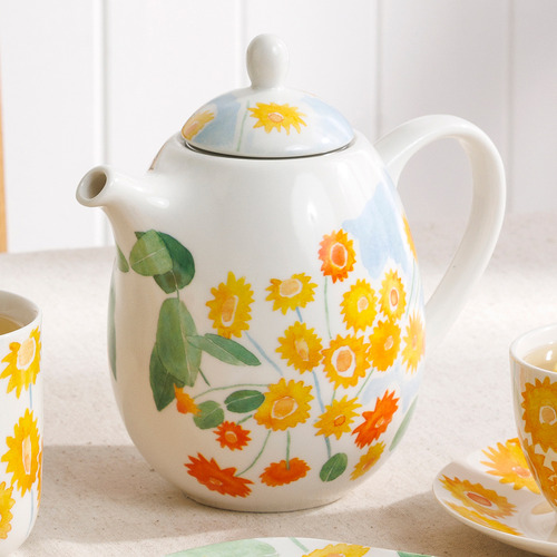 Goldfields 950ml New Bone China Teapot with Infuser Temple & ster