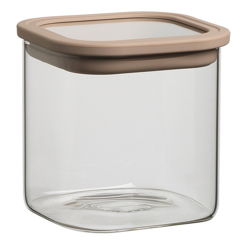 Store Square Glass Canister
