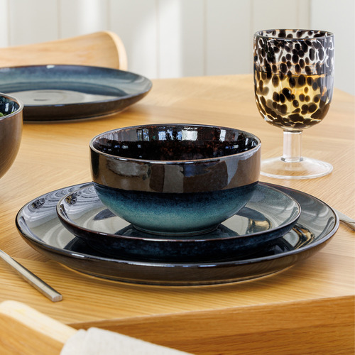 12 Piece Raven Element Dinner Set