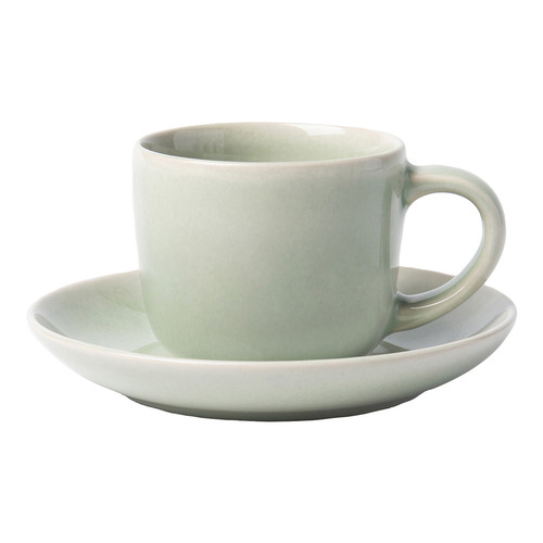Element 120ml Stoneware Espresso Cups & Saucers