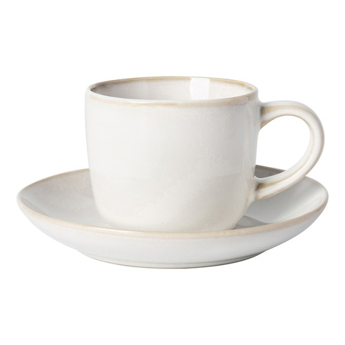 Element 120ml Stoneware Espresso Cups & Saucers
