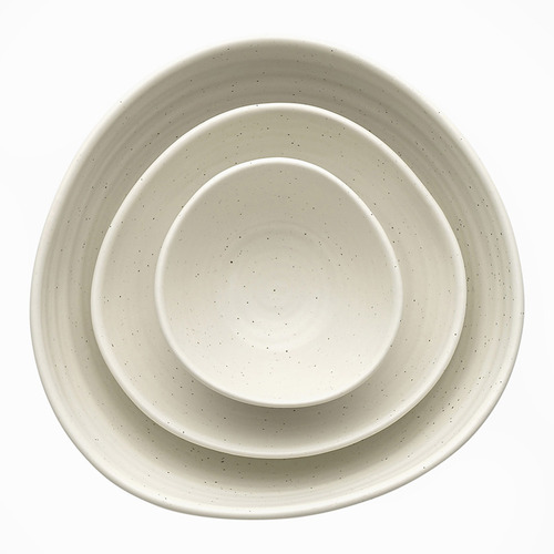 3 Piece Ottawa Stoneware Nesting Bowl Set