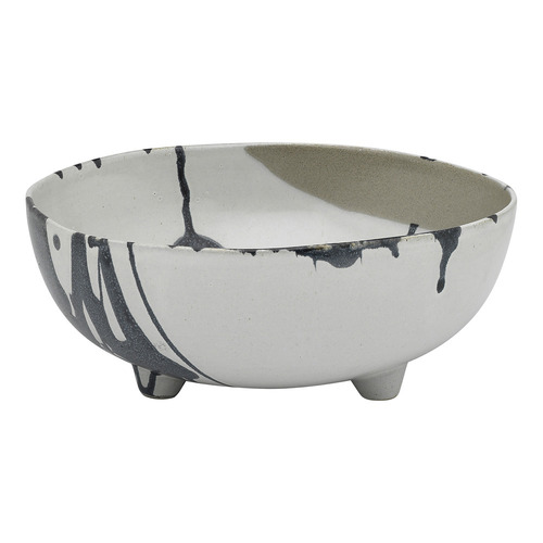 Nest 25cm Stoneware Footed Bowl