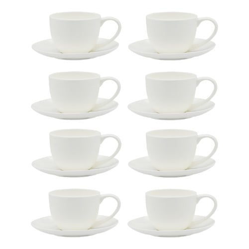 Canvas 100ml Fine Bone China Teacups & Saucers | Temple & Webster