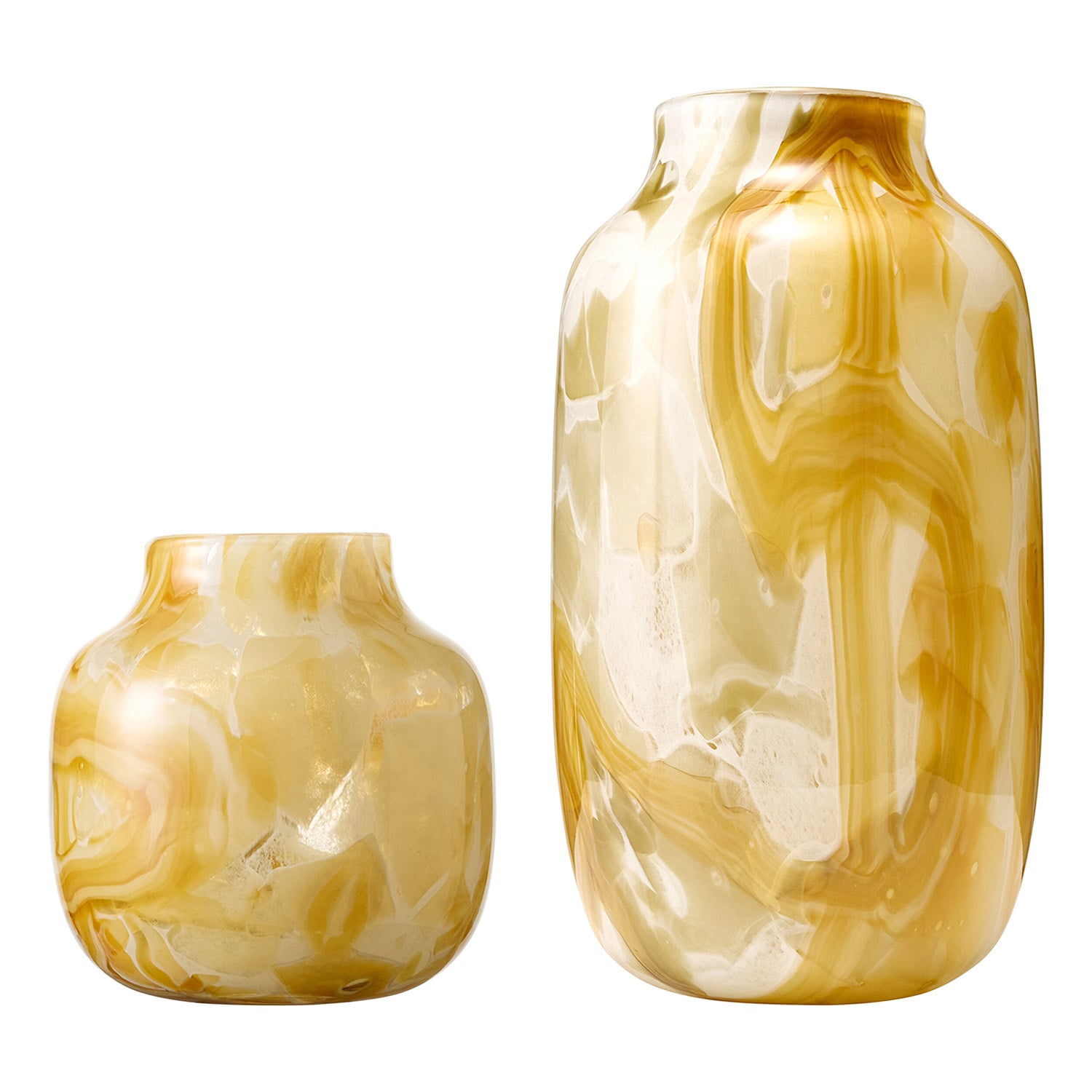 2 Piece Elowen Soda Lime Glass Vase Set