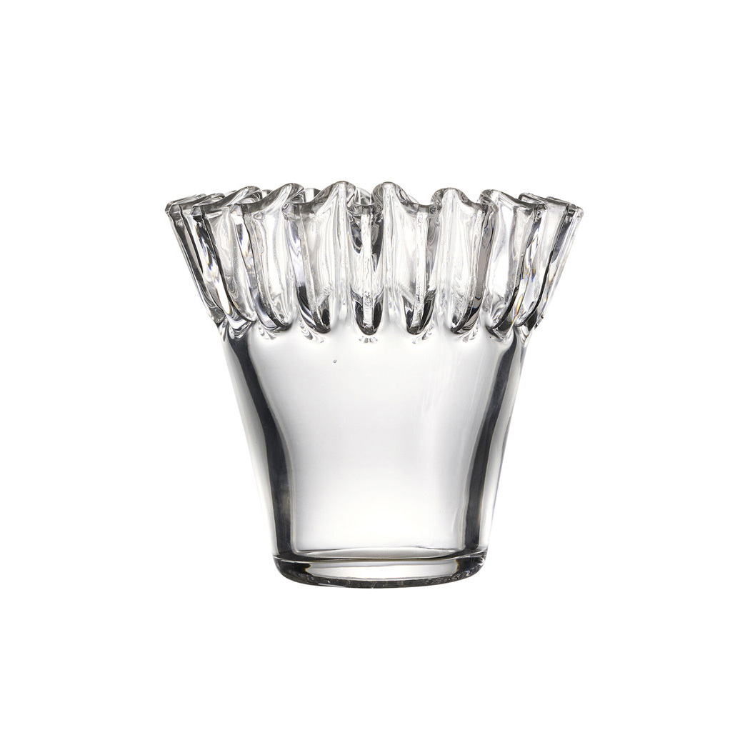 2 Piece Tousle Soda Lime Glass Vase Set