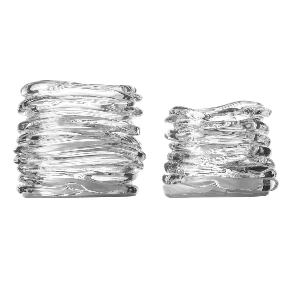 3 Piece Curlicue & Lume Candle Holder Set
