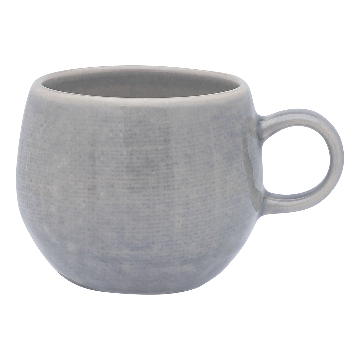 8 Piece Linen 320ml Stoneware Mug Set