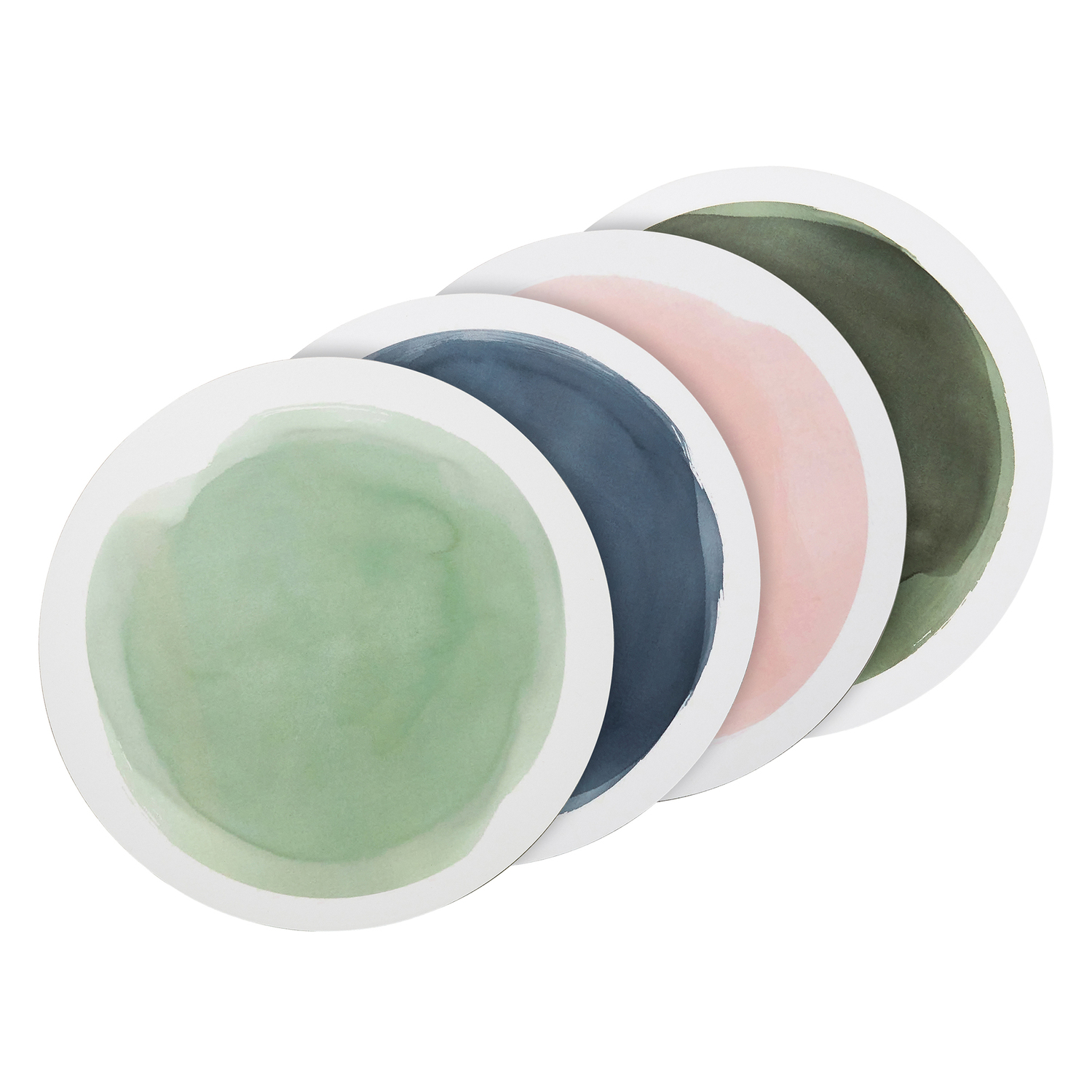 8 Piece Watercolour Seaside Placemat Set