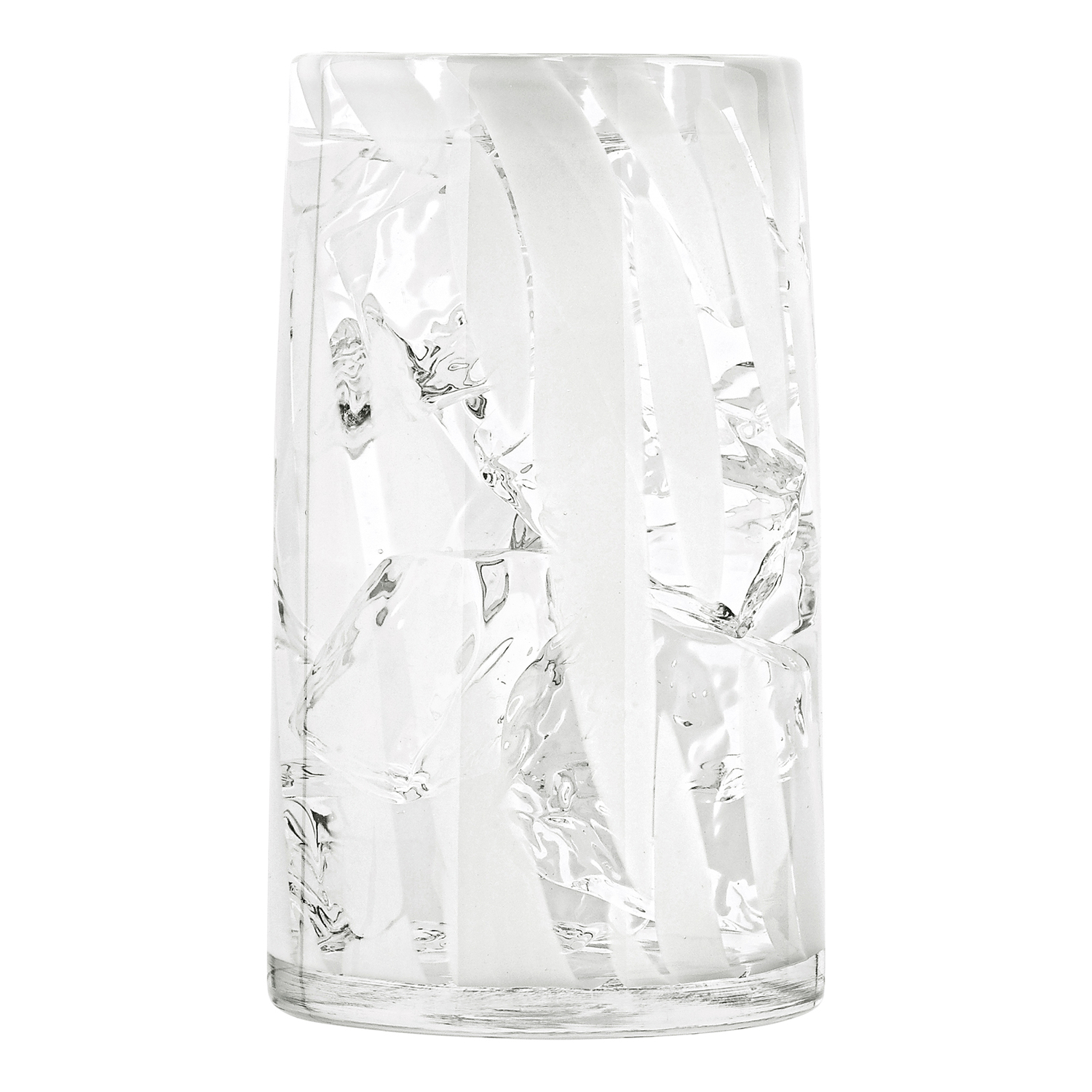 White Camille 420ml Glass Highball Tumblers