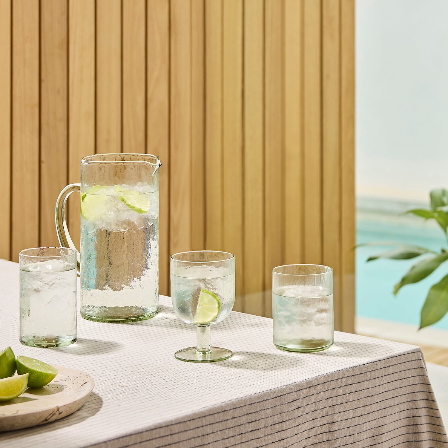 Equinox 400ml Glass Highball Tumblers