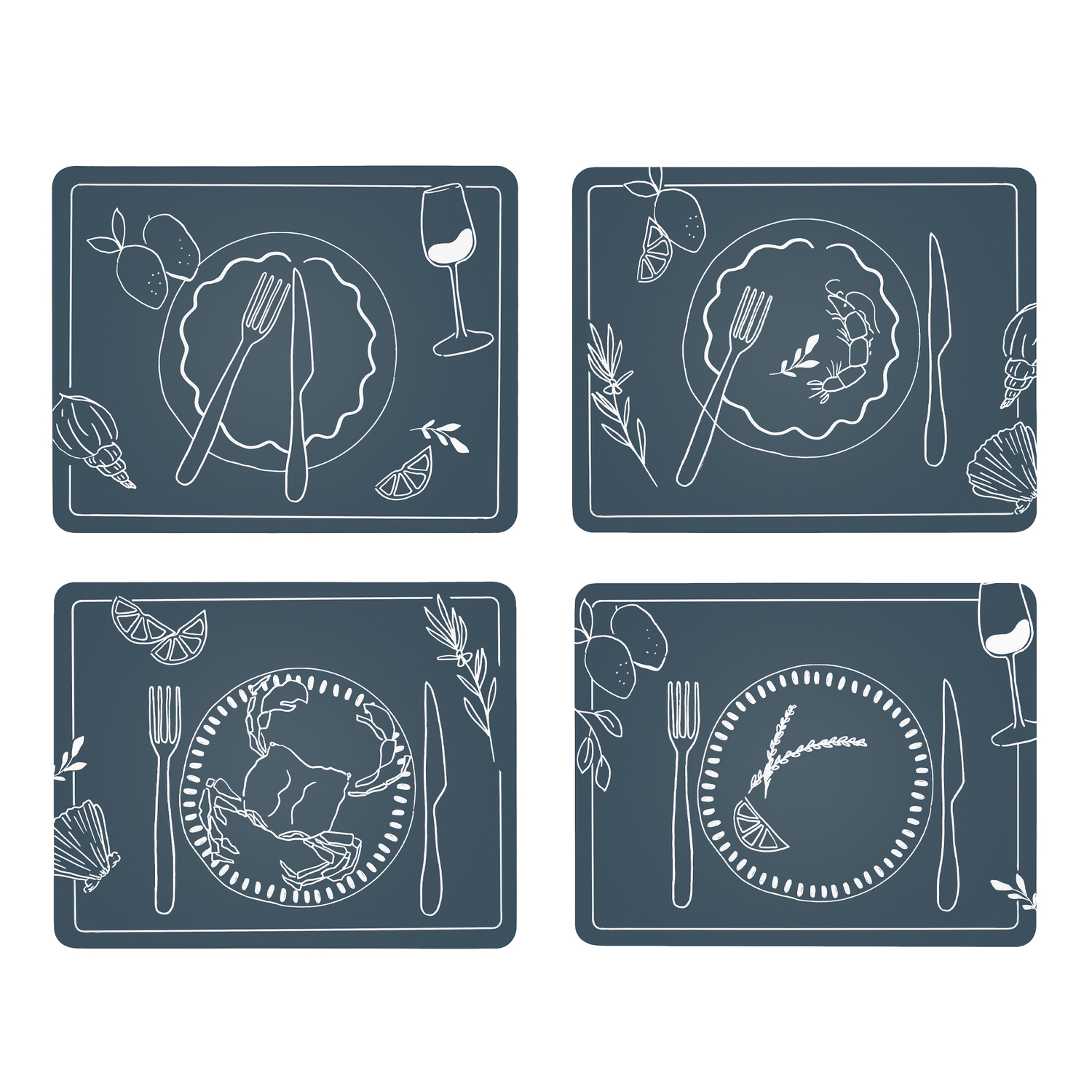 8 Piece Feast Placemat Set