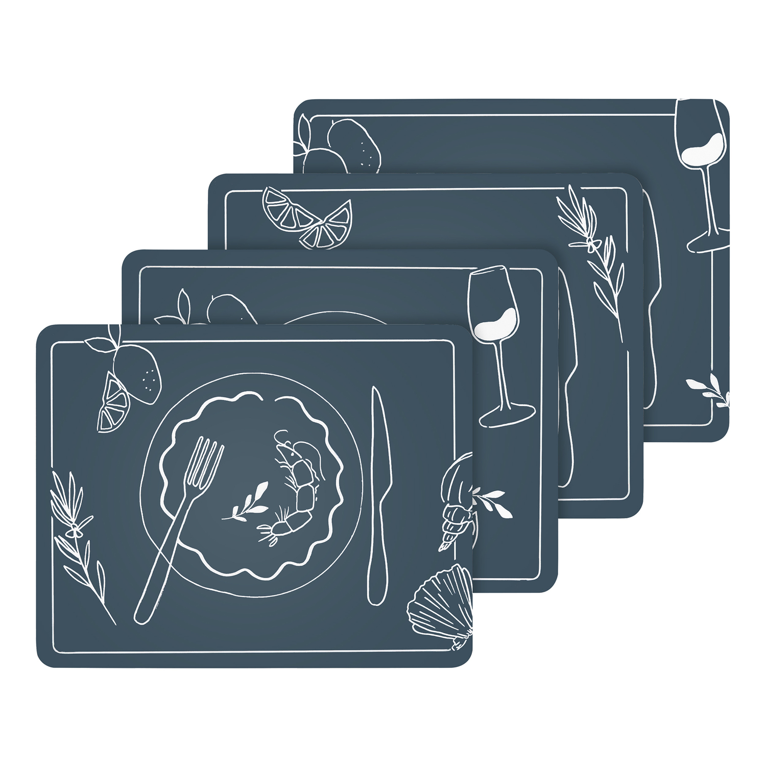 8 Piece Feast Placemat Set