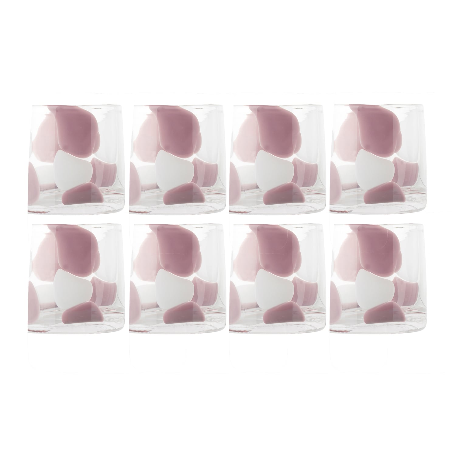 Blush Camille 260ml Glass Tumblers