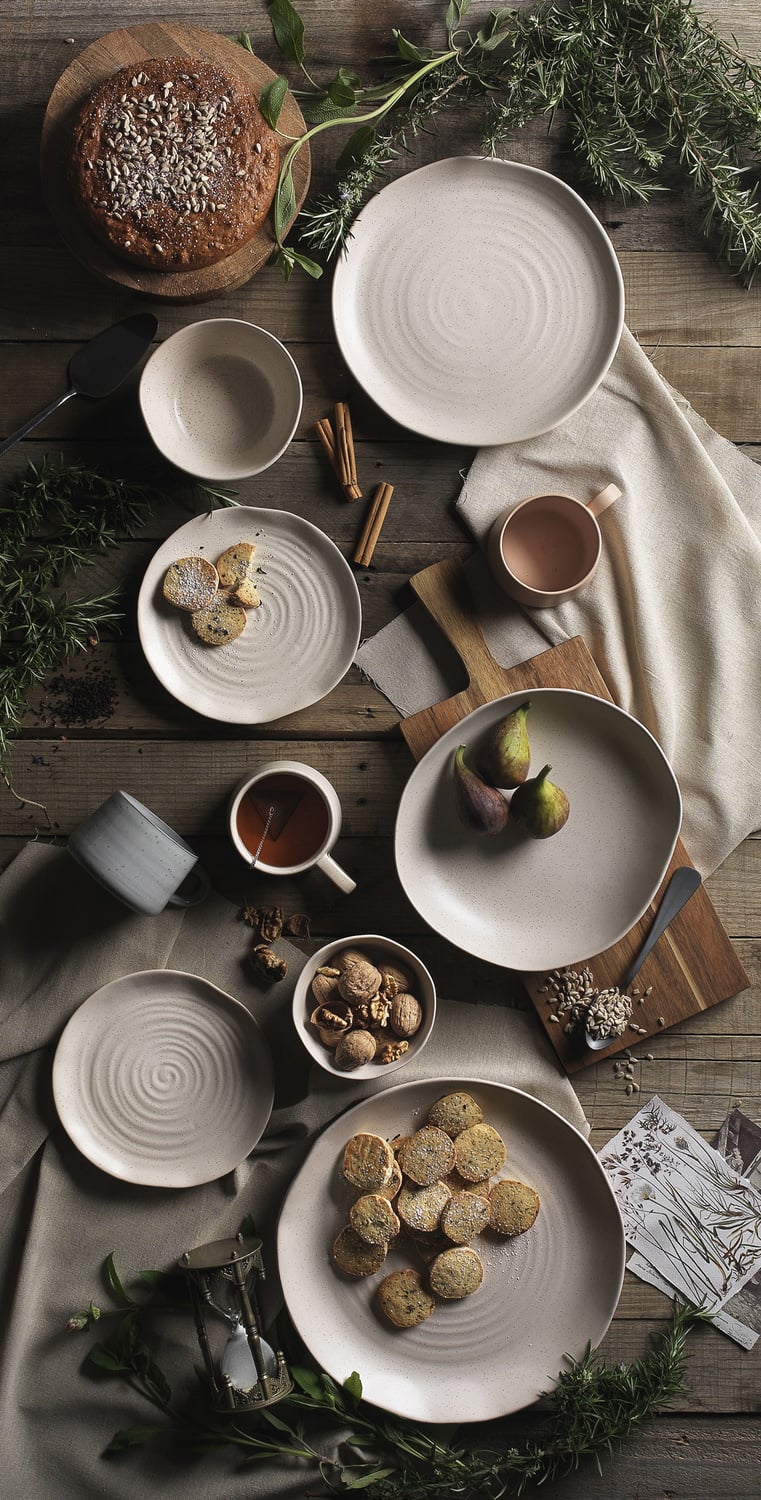 24 Piece Ecology Ottawa Stoneware Dinner Set