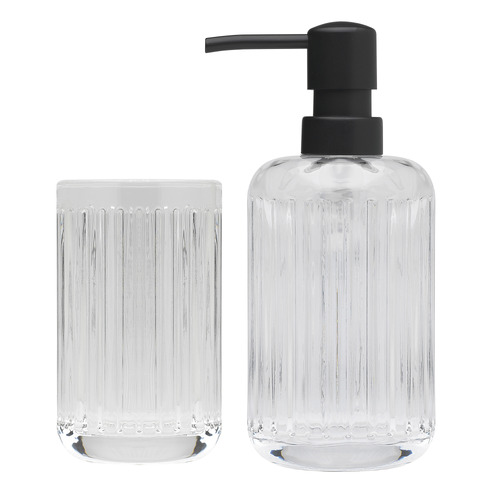 2 Piece Ellis Soap Dispenser & Tumbler Set