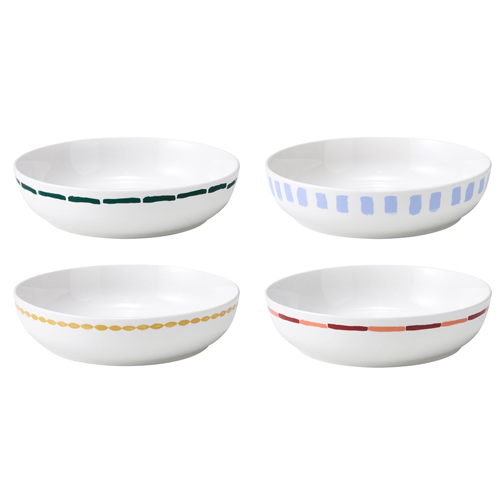 12 Piece Valentina 21.5cm Dinner Bowl Set