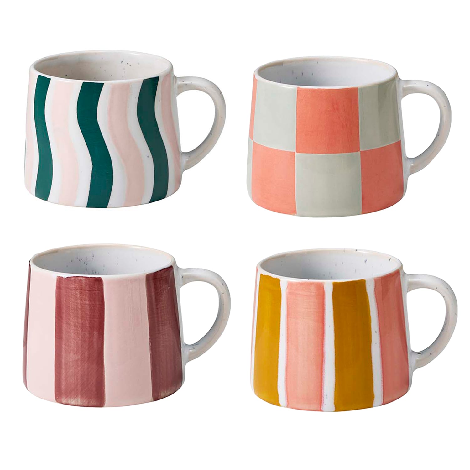 12 Piece Carnevale Mugs