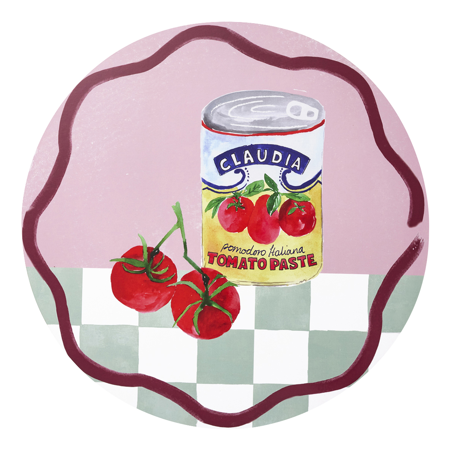12 Piece Valentina Round Placemat Set