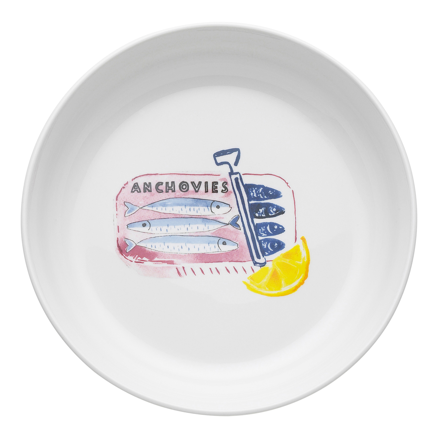 8 Piece Positano 21cm Porcelain Dinner Bowl Set