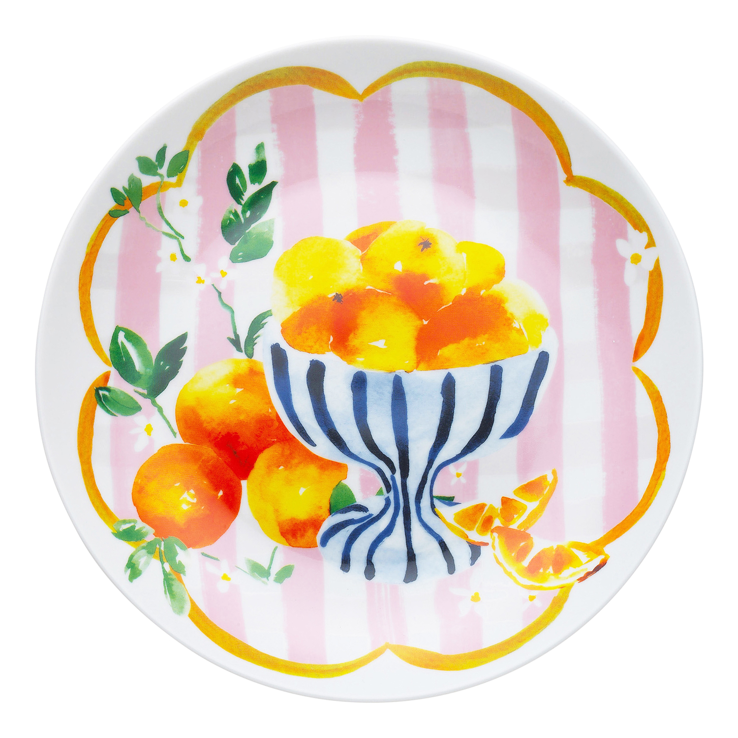 8 Piece Positano 20cm Porcelain Side Plate Set