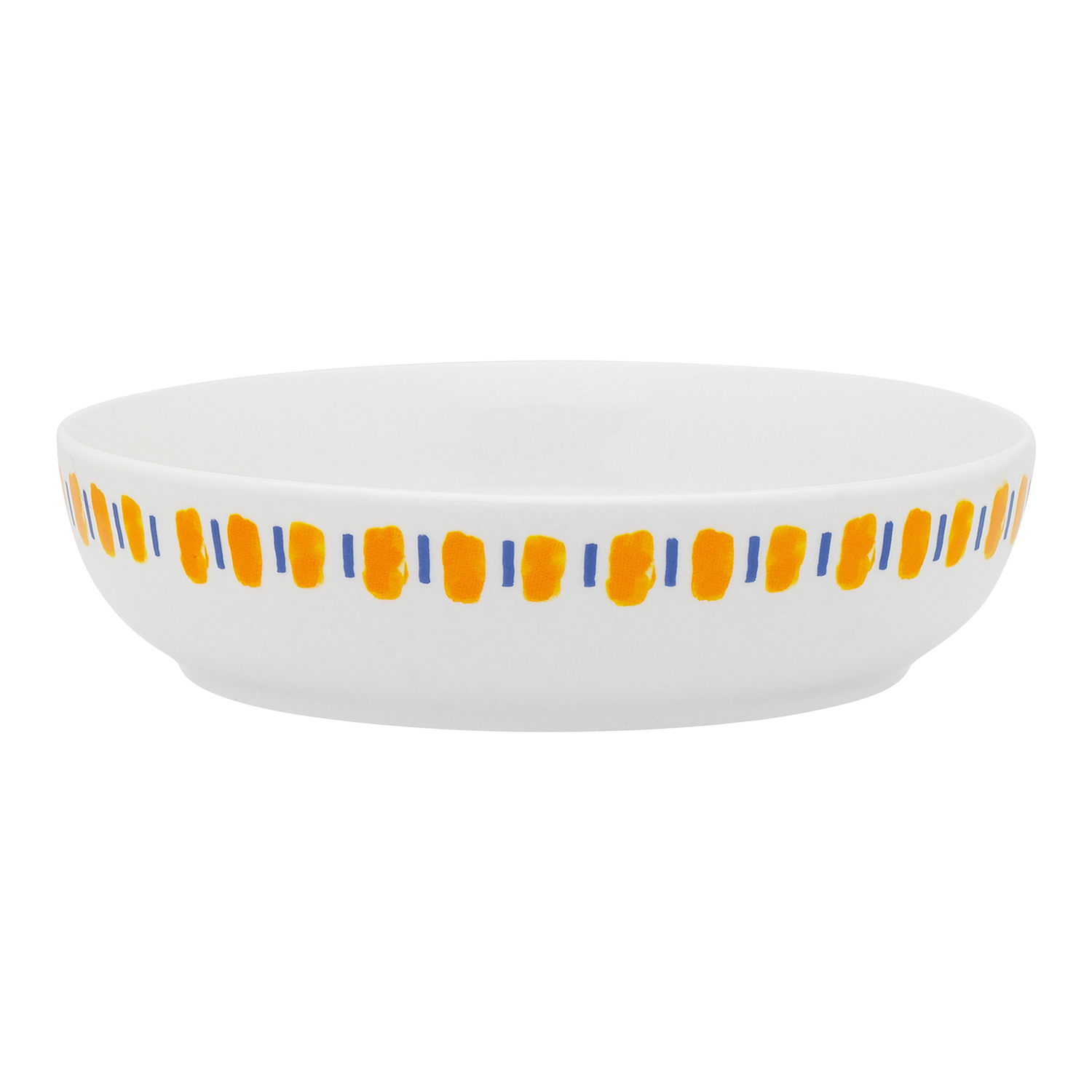 8 Piece Positano 21cm Porcelain Dinner Bowl Set
