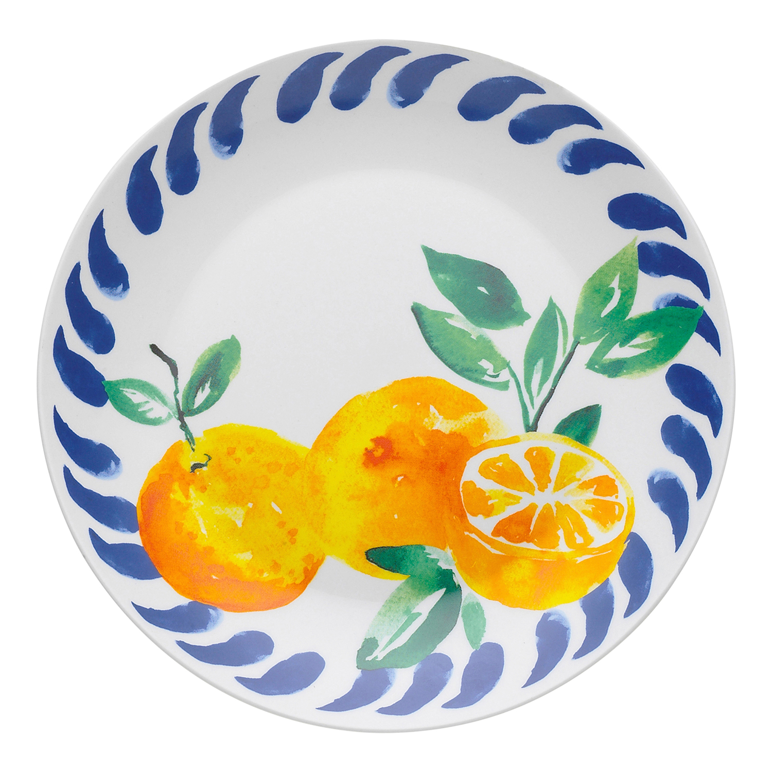 8 Piece Positano 20cm Porcelain Side Plate Set