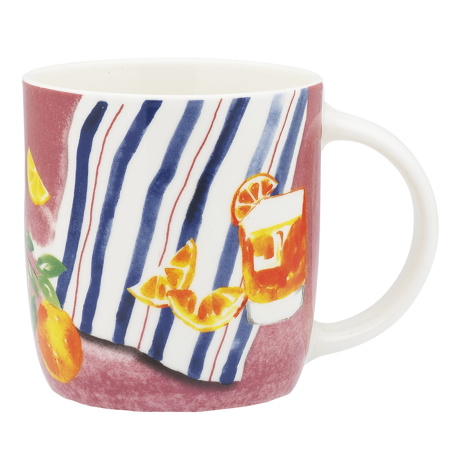 8 Piece Positano 330ml Porcelain Mug Set