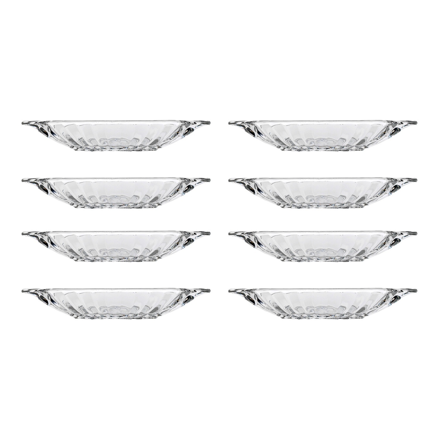 Banana Split Soda Lime Glass Dessert Dishes