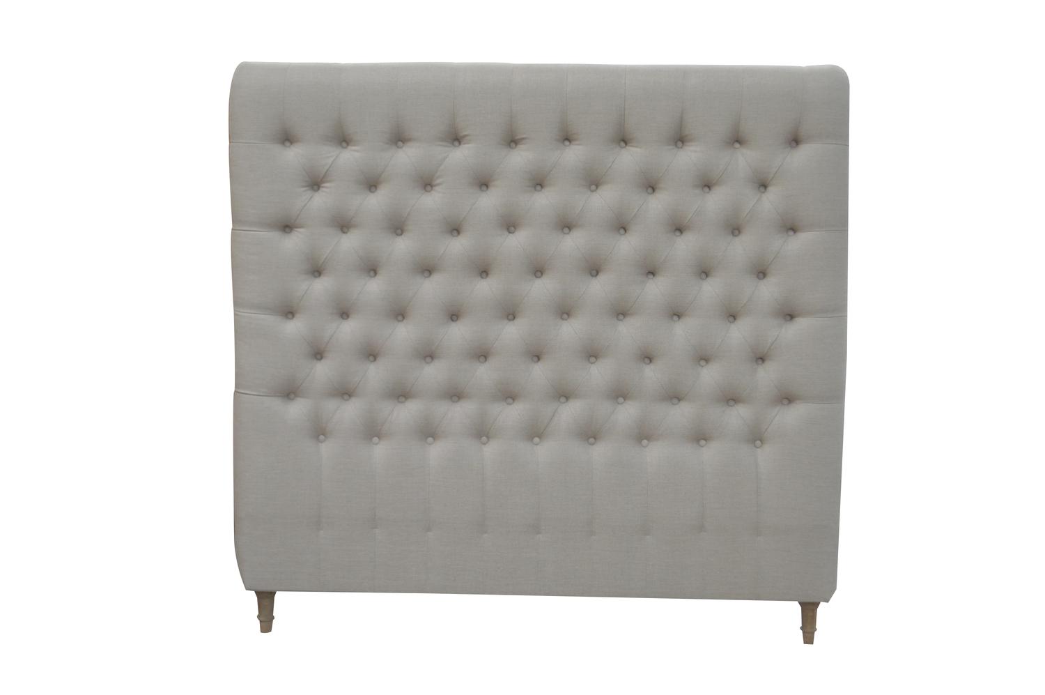 Chesterfield Bed Head Queen Oatmeal Linen