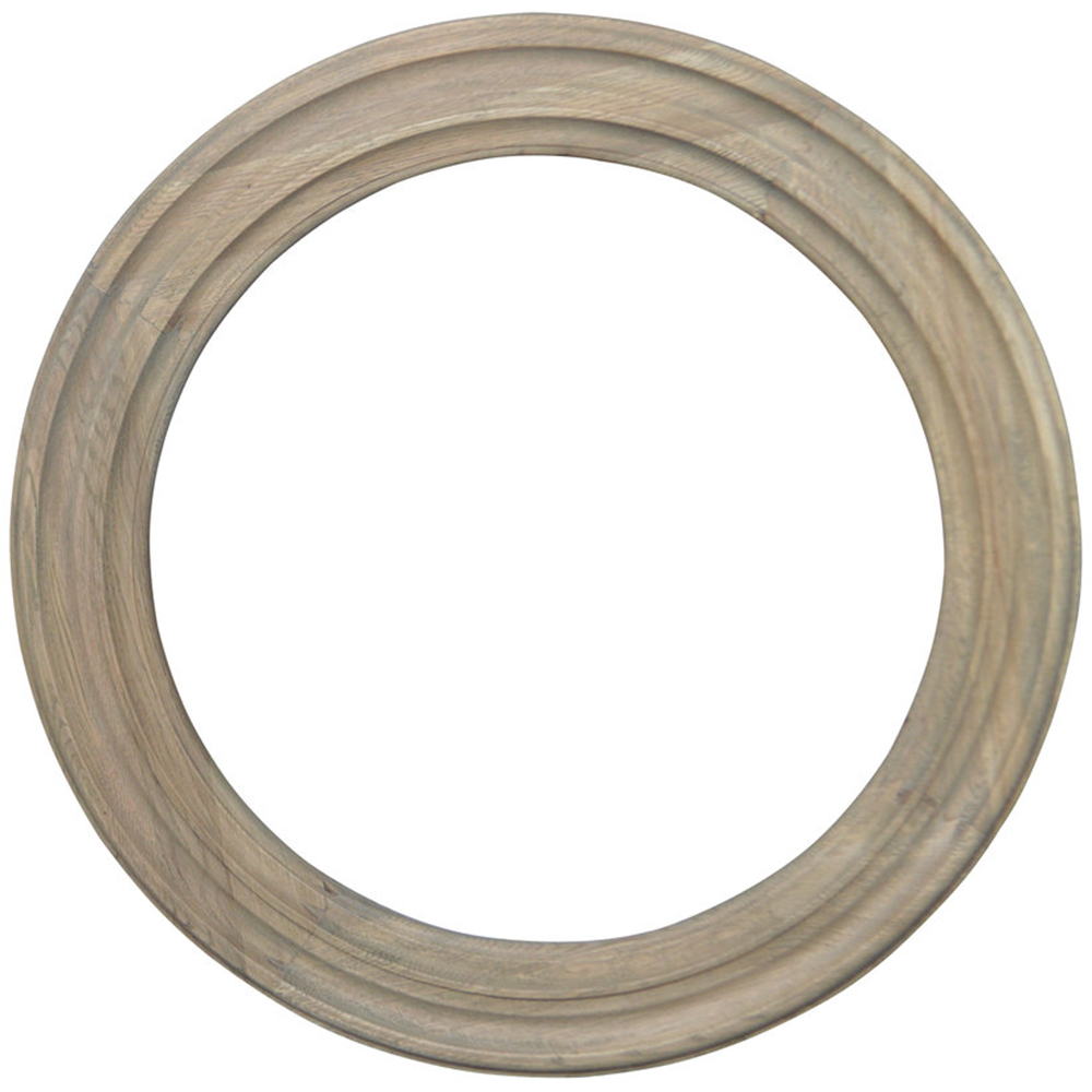 Round Angie Oak Mirror
