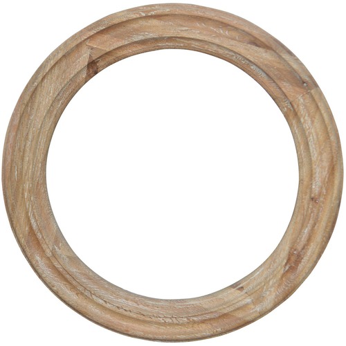 Hamilton Furniture Round Angie Oak Mirror Temple & ster