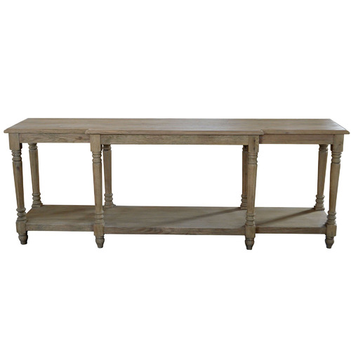 Providence Oak Wood Console Table