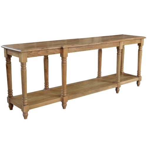 S G Furniture Providence Oak Wood, Wooden Console Table Australia
