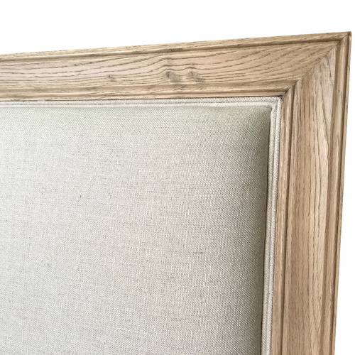 S & G Furniture Abbey Linen Queen Headboard | Temple & Webster