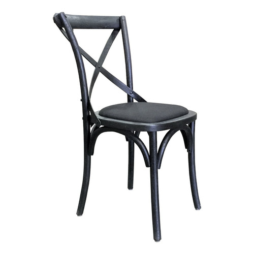 Black Kasan Wooden Dining Chair