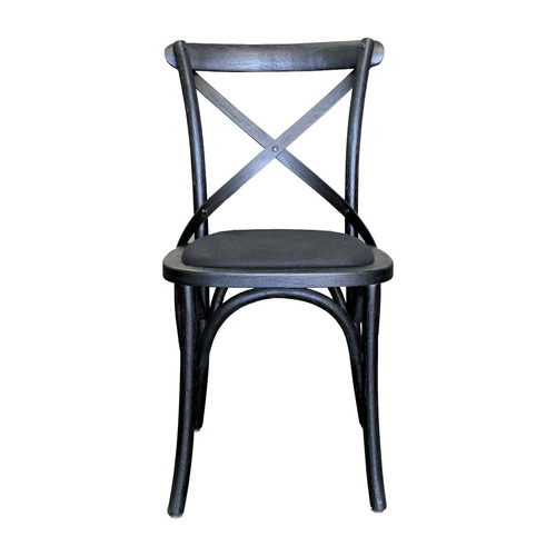 Black Kasan Wooden Dining Chair