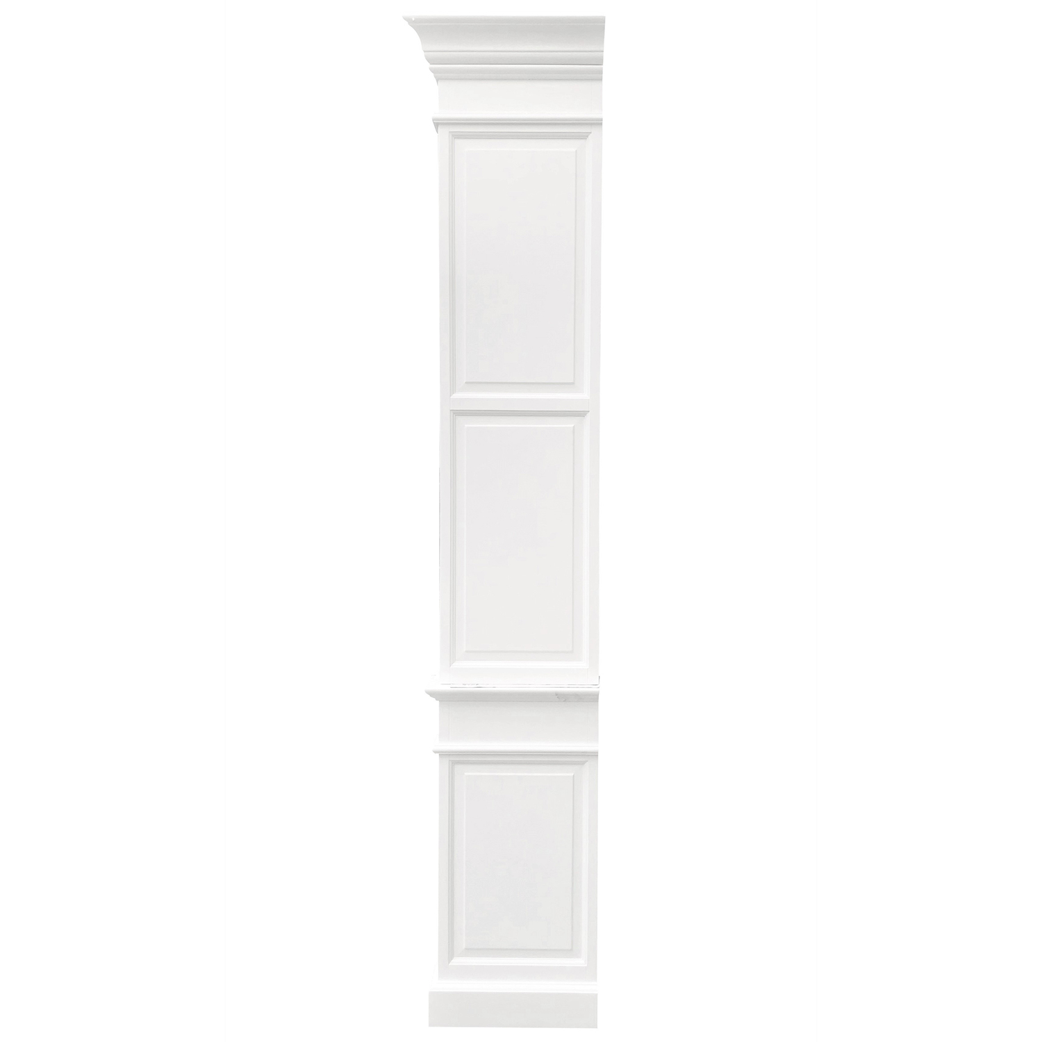 White French 4 Tier Birch Wood Bookcase