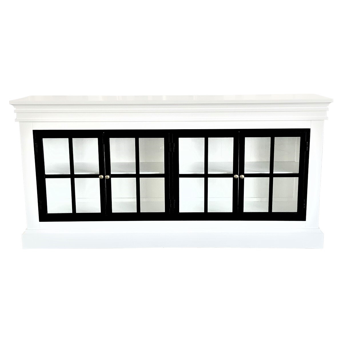 White Winston Birch Wood Sideboard
