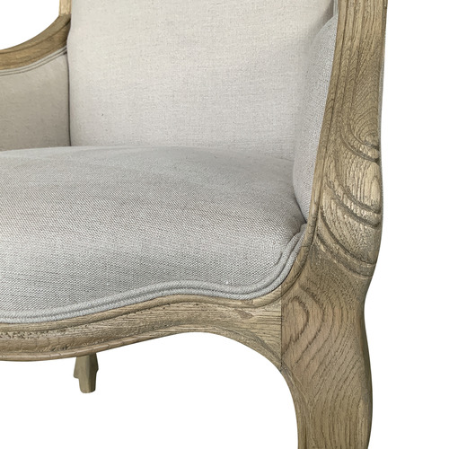Jessica Oak Wood Armchair