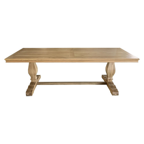 S & G Furniture Salon Dining Table Natural Oak Temple & ster