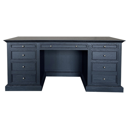 Bettina 7 Drawer Oak Wood Desk
