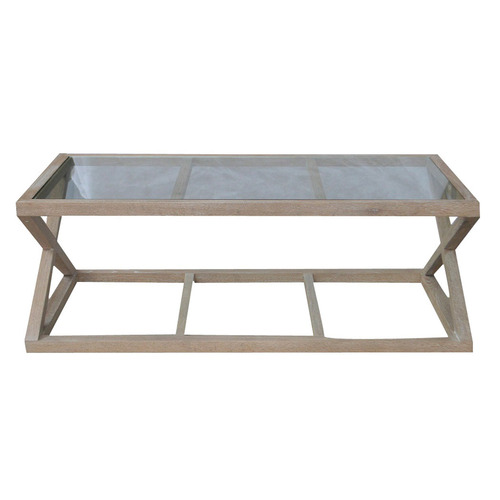 Hamilton Furniture Lorelia Oak Wood Coffee Table Temple & ster