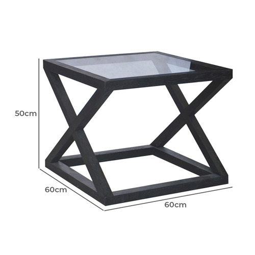 Lorelia Oak Wood Side Table